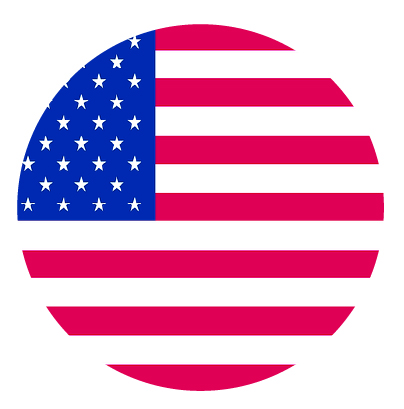 Link com a bandeira dos Estados Unidos da América.